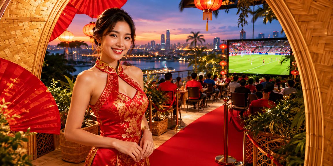 Người dùng Hà Nội đội nón lá theo dõi kết quả bóng đá và nhận thưởng cá cược trực tuyến