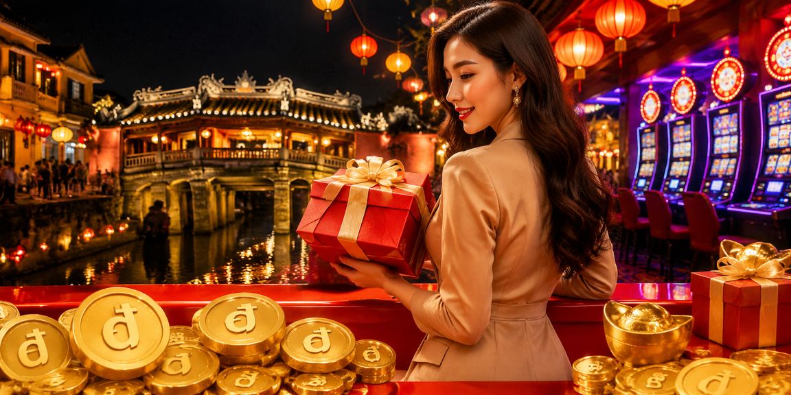 Không khí sôi động tại khu phố đêm Hội An, người chơi trải nghiệm nền tảng cá cược trực tuyến