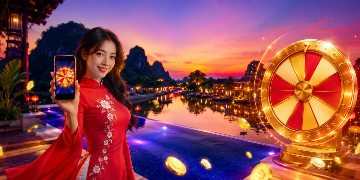 Không khí lễ hội may mắn tại Ninh Bình với trang phục áo dài truyền thống Việt Nam